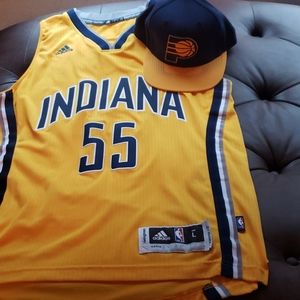 Adidas swingman jersey/mitchell & ness 7 3/8 hat